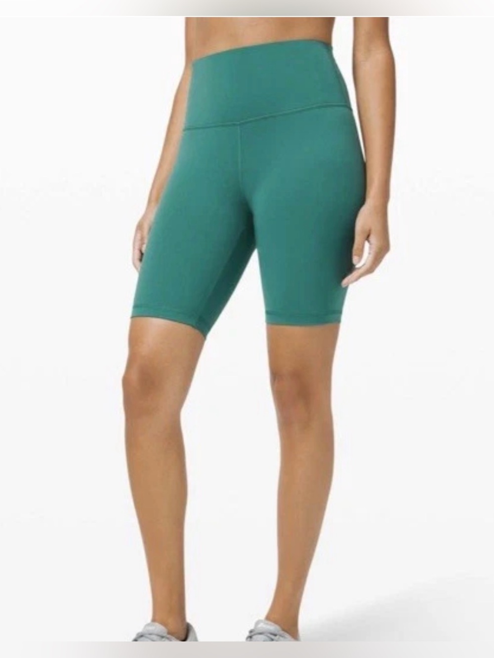 Lululemon Wunder Train High-Rise 8" Short Teal Lagoon Everlux women’s Size 6
